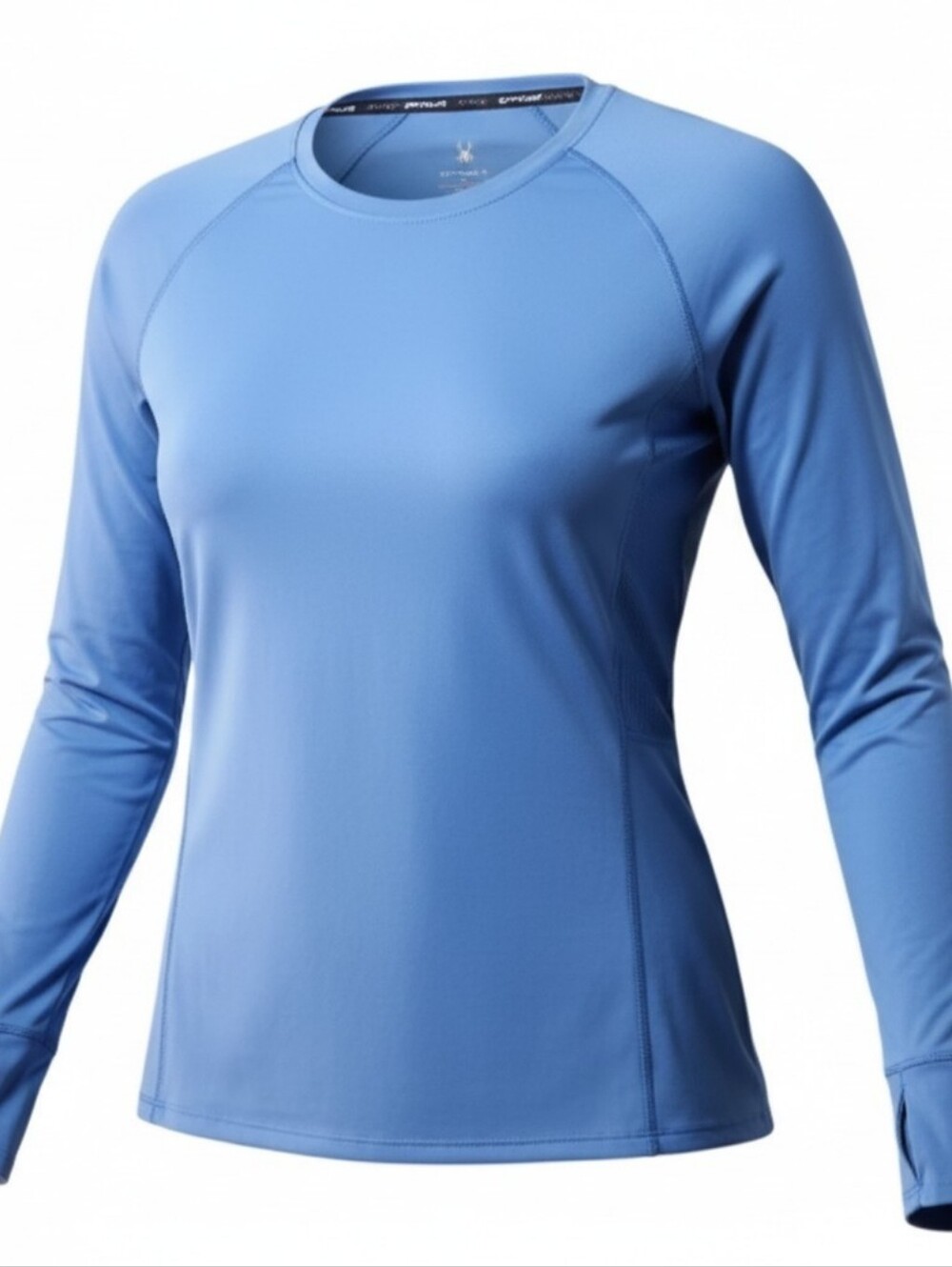 SPYDER ACTIVE | Blue Long Sleeve Stretch Workout Yoga Exercise Athletic Top XXL